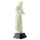 Fluorescent statue of Padre Pio with removable halo, 16 cm high s3