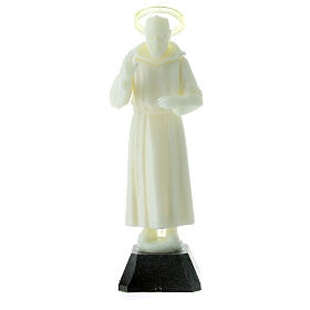 Estatua Padre Pío aureola que se puede quitar 16 cm