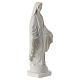 White resin statue of Our Lady of Miracles with open arms 14 cm s3