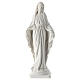 Statue of Our Lady of Miracles white resin 18 cm s1