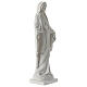 Statue Vierge Miraculeuse résine blanche 18 cm s3