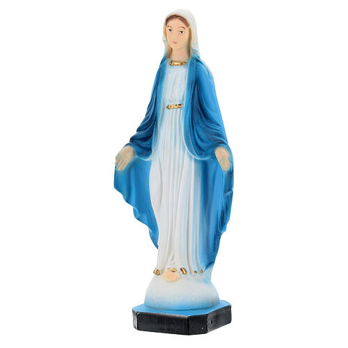 Statuette Vierge Miraculeuse bras ouverts résine 14 cm 2