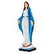 Hand-painted statue of Our Lady of Miracles with golden details 17 cm s2