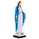 Statua Madonna Miracolosa dipinta mano particolari dorati 17 cm s3