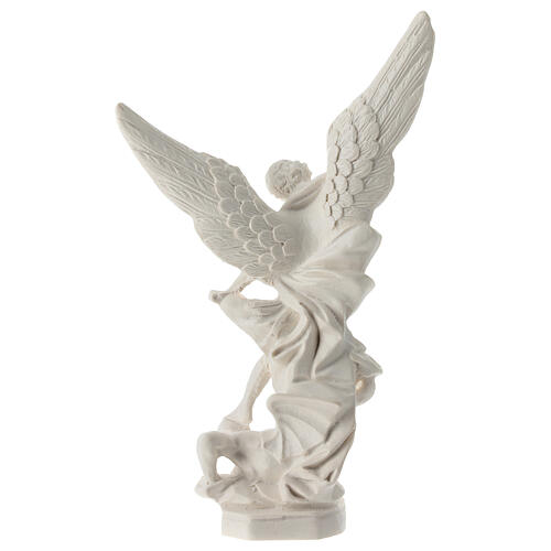 Statue résine Archange Michel contre Lucifer 21 cm 4