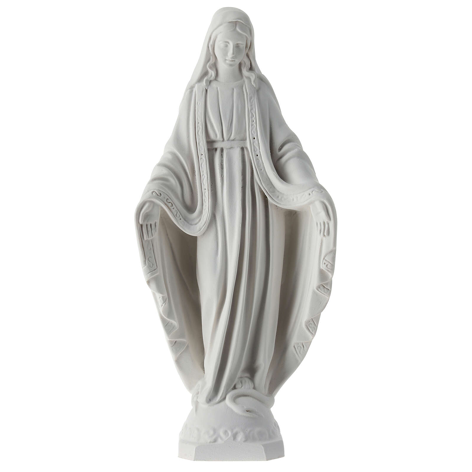 Statue of Our Lady of Miracles white resin 30 cm | online sales on ...