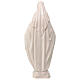 Statue of Our Lady of Miracles white resin 30 cm s5