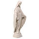 White Virgin Mary statue in resin 30 cm s4