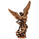 Statua color bronzo resina Arcangelo Michele 21 cm  s5
