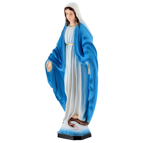 Imagem Nossa Senhora Milagrosa pintada à mão 30 cm 3