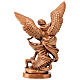 Estatua resina color bronce San Miguel Arcángel 30 cm s6