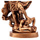 Statue résine couleur bronze Saint Michel Archange 30 cm s4
