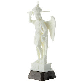 Statue Saint Michel Archange fluorescente 20 cm