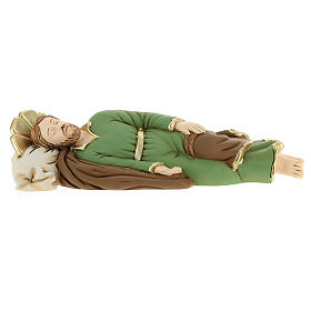 Statue aus Harz vom schlafenden Sankt Joseph, 23 cm