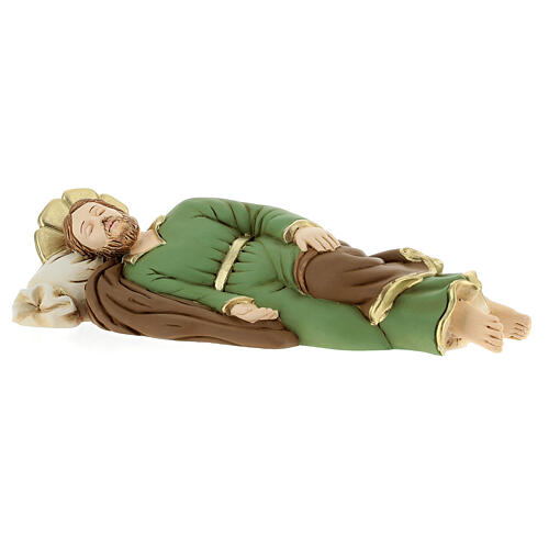 Resin statue of Saint Joseph sleeping 23 cm 3