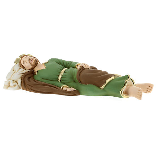 Statua San Giuseppe dormiente resina 36 cm 4