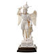 Statua San Michele Arcangelo pvc sconfitta Lucifero 8 cm s1