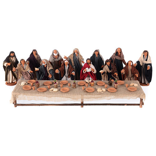 Last Supper for Neapolitan Nativity Scene 13 cm 5