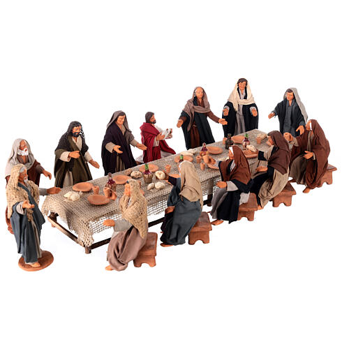 Last Supper for Neapolitan Nativity Scene 13 cm 7