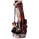 Estatua San Miguel y Diablo fibra de vidrio pintada 50 cm s4