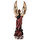Estatua San Miguel y Diablo fibra de vidrio pintada 50 cm s6