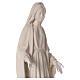 White fibreglass statue of Our Lady Immaculate, wood finish, 30 in s6
