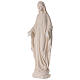 Statue Immaculée Conception fibre de verre blanche effet bois 80 cm s3