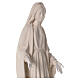 Statua Madonna Immacolata bianca scolpita effetto legno 80 cm s6