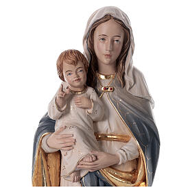 Estatua Virgen de la Esperanza fibra de vidrio pintada 60 cm