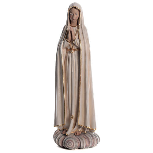 Estatua Virgen de Fátima pintada fibra de vidrio 100 cm 1