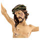 Painted fibreglass statue of the Body of Christ, blue loincloth, 35 in s2