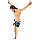 Painted fibreglass statue of the Body of Christ, blue loincloth, 35 in s3