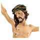 Statue Corps de Christ fibre de verre peinte pagne bleu 90 cm s2