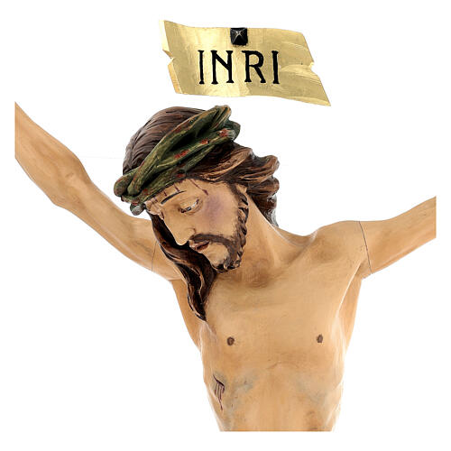 Statua Corpo di Cristo vetroresina dipinta veste blu 90 cm  4