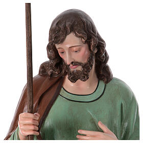 Saint Joseph, fibreglass statue for OUTDOOR Nativity Scene, h 65 in