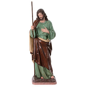 Statue Saint Joseph crèche fibre de verre EXTÉRIEUR h 165 cm