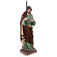 Saint Joseph, fibreglass statue with glass eyes for OUTDOOR Nativity Scene, h 65 in s7