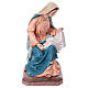 Virgin Mary with glass eyes, fibreglass statue for OUTDOOR Nativity Scene, h 65 in s1