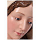 Virgin Mary with glass eyes, fibreglass statue for OUTDOOR Nativity Scene, h 65 in s2