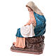 Virgin Mary with glass eyes, fibreglass statue for OUTDOOR Nativity Scene, h 65 in s7