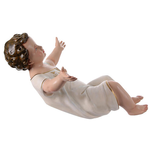 Statue Enfant Jésus crèche fibre de verre EXTÉRIEUR h 165 cm 7