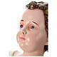 Infant Jesus with glass eyes, fibreglass statue for OUTDOOR Nativity Scene, h 65 in s4