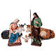 Set Natività per presepe da esterno vetroresina 5 pz h 165 cm s1