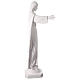 S. Heart of Jesus statue with open arms natural fiberglass 160 cm for outdoors s9