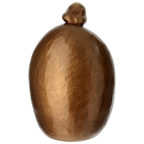 Santa Familia para exterior Val Gardena fibra de vidrio bronceada 35 cm 7