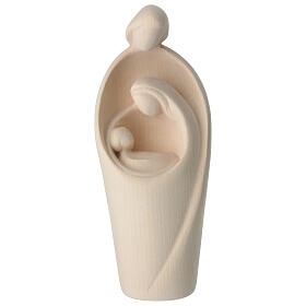 Sagrada Família em madeira natural do Val Gardena