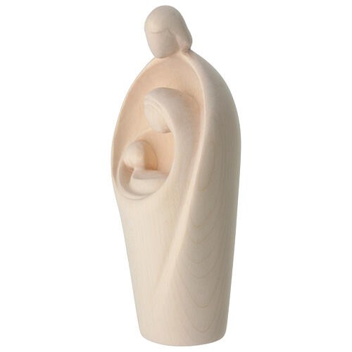 Holy Family statue in natural Val Gardena wood 2