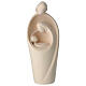 Holy Family statue in natural Val Gardena wood s1