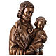 Bronzed St. Joseph from Val Gardena, fibreglass, 24 in s6