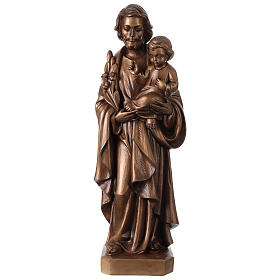 San José bronceado Val Gardena fibra de vidrio 60 cm